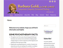Tablet Screenshot of barbaragold.net